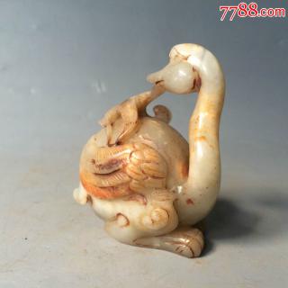 清代和田玉摆件