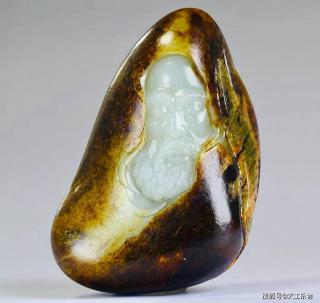 黑皮籽料什么样?和田玉资深玩家必须拥有的皮色标本!